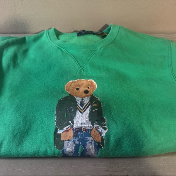 Ralph Lauren Green Crewneck Sweater - Picture 5 of 5